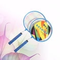 thumbnail image 3 of 1 Set Badminton Racket Beginner Training Outdoor Sports Leisure Toys Badminton Set for Outdoor Playing (1 Set Blue Racket, 3 Badmintons), 3 of 8