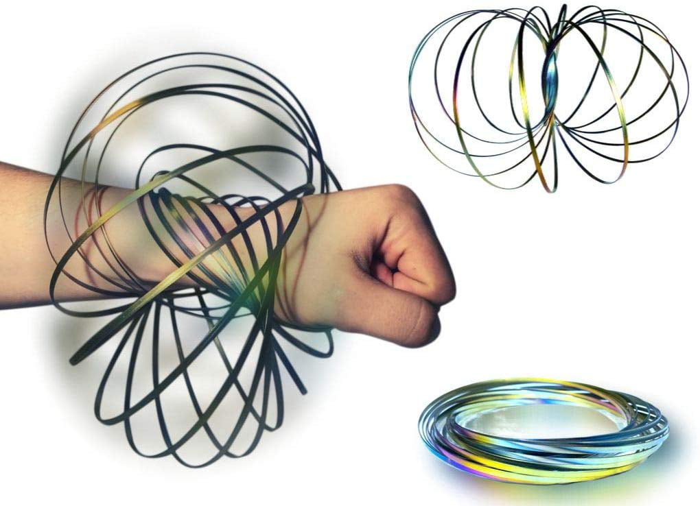 Wholesale 50 PC Flow Ring Arm Slinky Kinetic Motion Spring Ball Fidget 