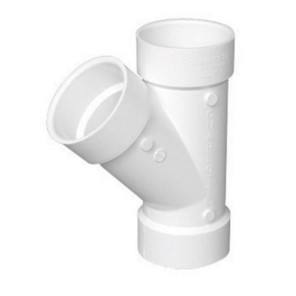 PVC006001400HA 4 in. 45 Degree Wye PVC Pipe