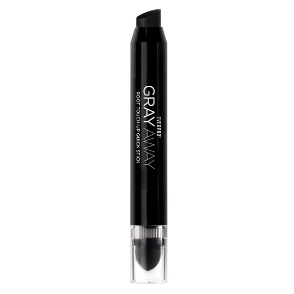 Everpro Gray Away Temporary Hair Color Root Touch-up Quick Stick, Black, 0.10 oz
