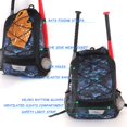 thumbnail image 3 of Mochila para béisbol WOLT Youth Bat Backpack 47 x 34 x 19 cm, 3 of 8