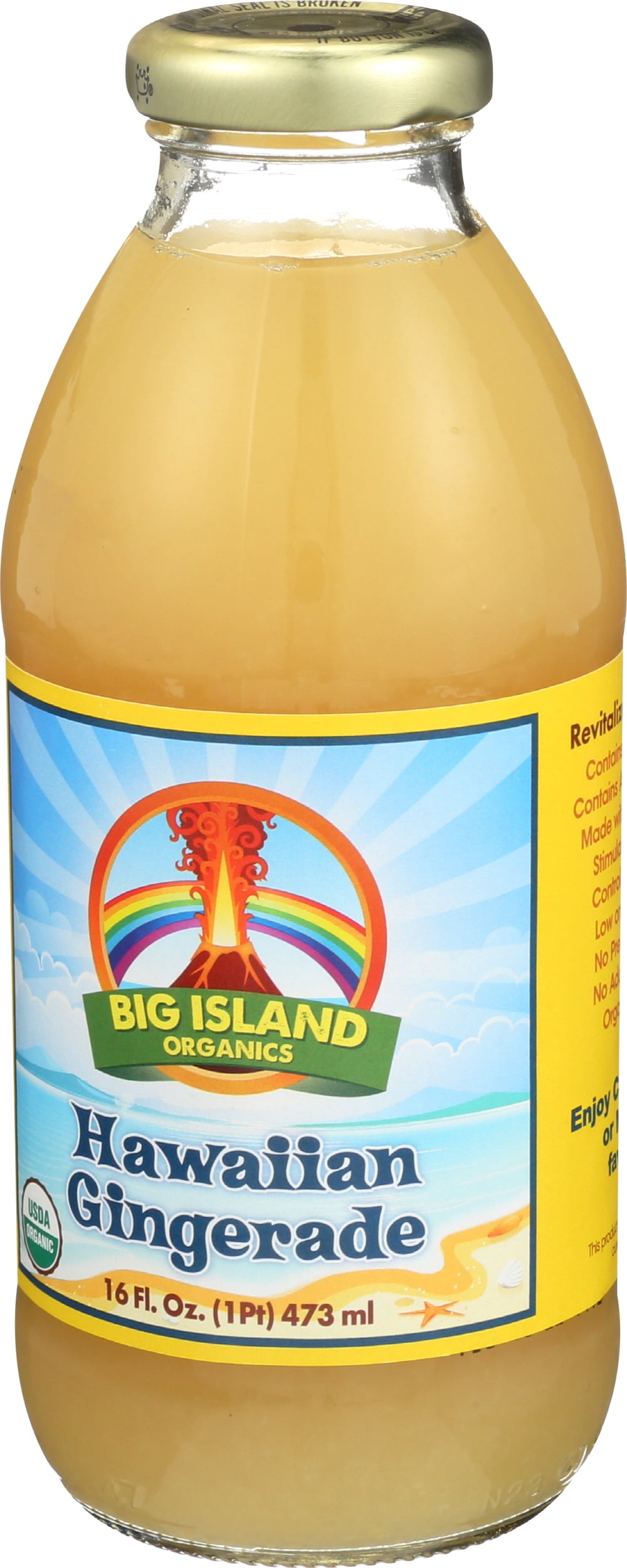 Big Island Organics - Hawaiian Gingerade - 16oz (4 pk)