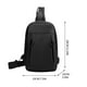 thumbnail image 3 of Bolso de pecho para hombre | Bolso cruzado de hombro a la moda | Organizador de gran capacidad y múltiples compartimentos | Poliéster versátil | Diseño casual y elegante | Ligero | 28x19x10 cm, 3 of 5
