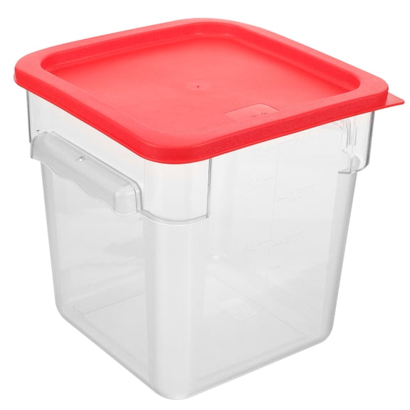 FOMIYES Food Grade Plastic Storage Bucket Transparent Airtight for Grains and Beans