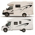 thumbnail image 3 of Black + Gray Stickers Body Side Vinyl Graphics Decals Kit for Camper RV Trailer, 3 of 5