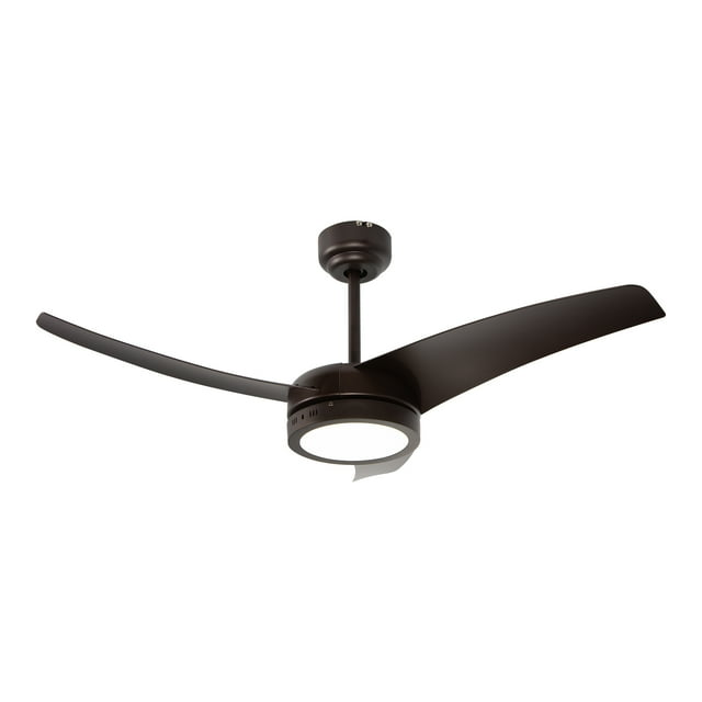 Ventilador de Techo 42" LED Café Oscuro 18W 3 Velocidades LámparaYa 21159-9