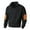 Black, variant on lnmuld Men's Sweatshirts Mens Autumn and Winter Sweatshirt Stitching Long Sleeve Lapel Hooded Top Size:3XL