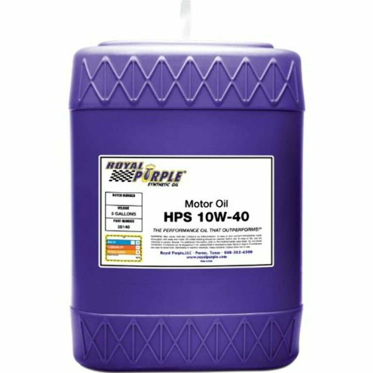 Royal Purple Multi-Grade Motor Oil HPS 10W40 (5 Gal Pail) Royal Purple Multi-Grade Motor Oil HPS 10W40 (5 Gal Pail)