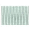 thumbnail image 1 of White Cutting Board, Simplistic Minimalist Design Maritime Oceanic Coastal Theme Water Splash Print, Decorative Tempered Glass Cutting and Serving Board, Large Size, Turquoise Cream, by Ambesonne, 1 of 1