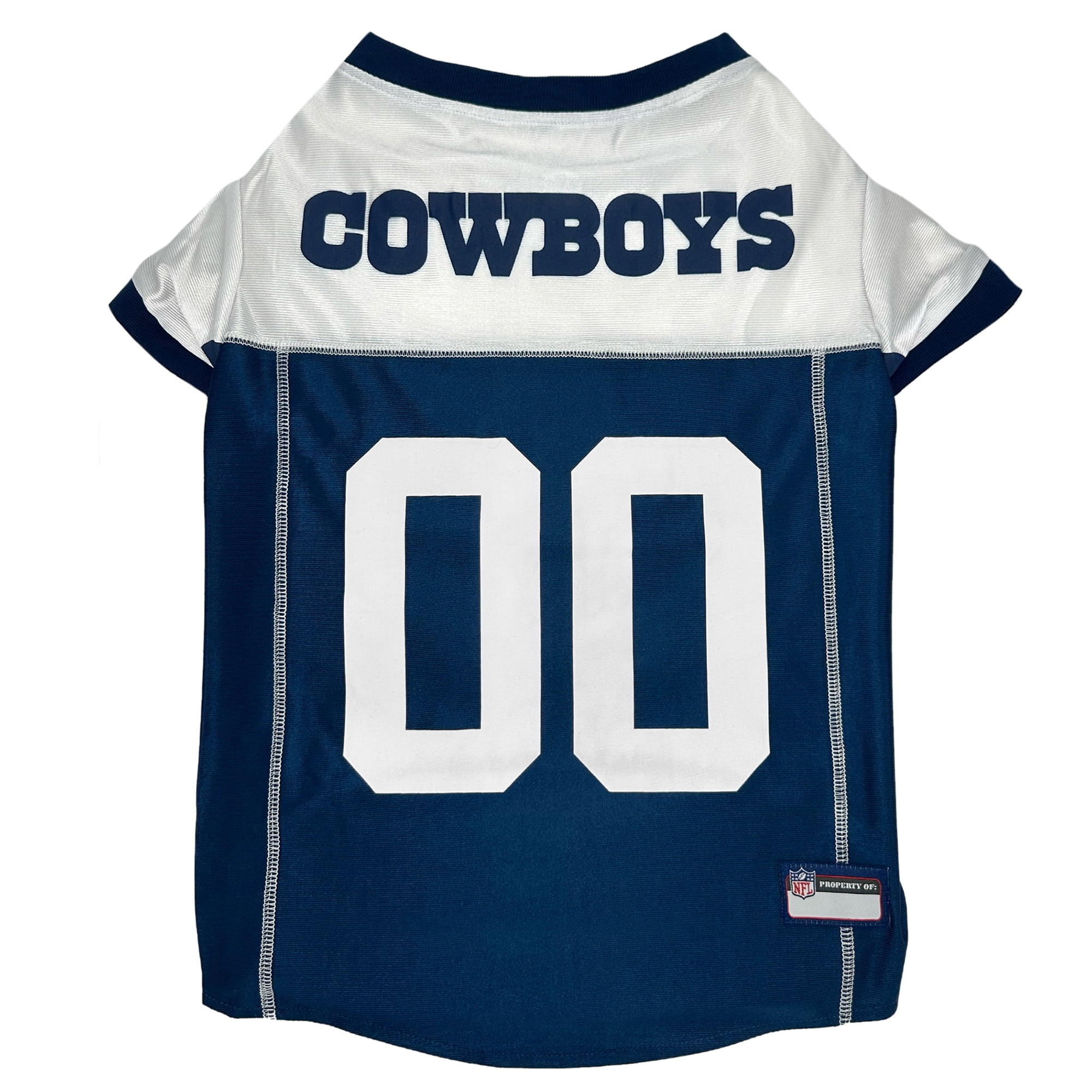 Navy/White Dallas Cowboys Throwback Pet Jersey