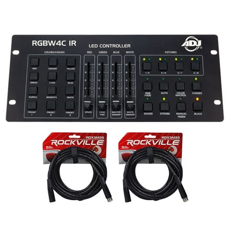 American DJ ADJ RGBW4C IR 32-Channel DMX Controller For Lights+DMX
