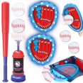 thumbnail image 1 of Set de juego de béisbol Toss and Catch Gifts2U con máquina de lanzar, 1 of 7