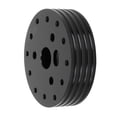 thumbnail image 4 of Hub for 6-Hole to 3-Hole Steering Wheel Adapter Vehicle Accessory Aluminum Alloy Black, 4 of 8