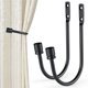 thumbnail image 1 of Ganchos para cortinas, 2 uds., gancho en forma de U, borla montada en la pared, gancho para sujetar cortinas, accesorios para cortinas ShuxiuWang 8390606325082, 1 of 1