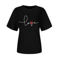 thumbnail image 6 of TRUBKH Womens Tops Valentines Day T Shirts for Women Graphic Valentine Womens Top Fall Tshirts Fall Tops for Women Valentines Day Tops for Women Valentine Top for Women White L, 6 of 7