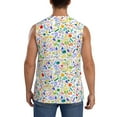 thumbnail image 4 of Fotbe Education And Science Men's Camiseta sin Mangas Estampada para Hombres, Playera Casual para Gimnasio, Entrenamiento, Playa-Medium, 4 of 7