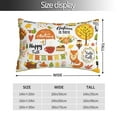 thumbnail image 4 of Kll Hello Fall Pillow Covers Envelope Closure,Super Soft And Cozy Fuzzy Fleece Pillow Case Cover 16"X24", 4 of 9