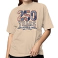 thumbnail image 2 of Smartprints 250 Years Usa Women's T-Shirt Natural, Cotton, S, 2 of 4