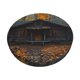 thumbnail image 1 of Disketp Rustic Cabin Autumn Forest Funda Redonda para Taburete, Funda de Cojín para Silla de Bar Suave y Elástica-13 inch, 1 of 7