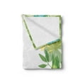 thumbnail image 2 of Green Flower Soft Flannel Fleece Blanket, Floral Pattern Wildflowers Leaves and Butterflies Nature Inspired Illustration, Cozy Plush for Indoor and Outdoor Use, 50" x 70", Multicolor, by Ambesonne, 2 of 5
