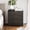 Black, variant on Tydimor Modern Nightstand with 3 Wooden Drawers, Bedside Table for Living Room, White