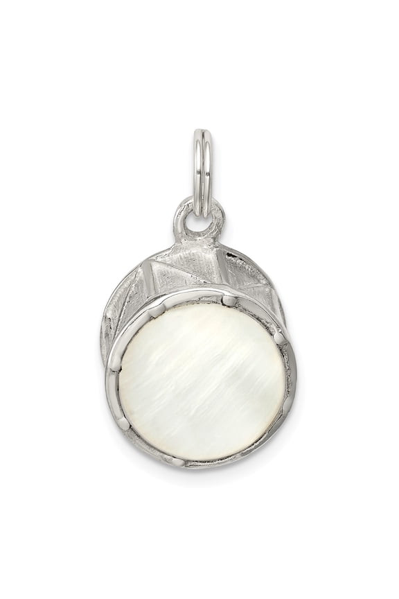Sterling Silver Drum Charm