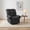 Dark Gray, variant on MAYEERTY 39 In Manual Recliner, Overstuffed Fabric Armchair, 160 Degree Recline, Army Green, 300 lb