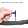 thumbnail image 4 of 4 in 1 Bicycle Valve Tools Spanner Multi-Purpose Schrader Presta Valve Core Removal Installation Tool For MTB Road Bike, 4 of 7