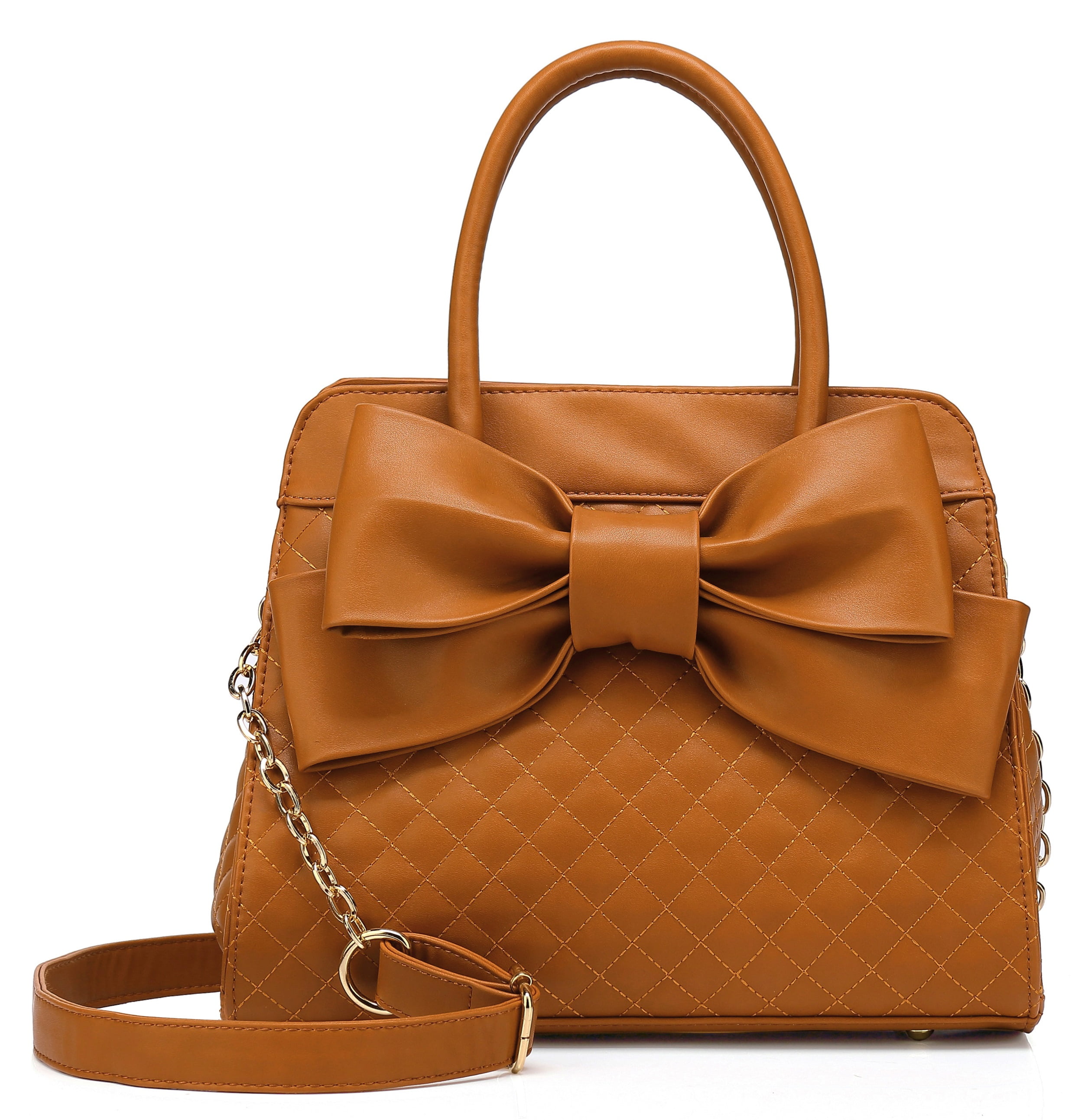 Vegan Leather Crossbody Bag Shoulder Bag Tote Purse H1048 Scarleton Quilted Bow Satchel Handbag for Women