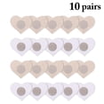 thumbnail image 2 of Nipple Sticker Solid Color 10 Pairs Mini Invisible Bra Nipple Cover Breast Cover, 2 of 8