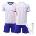 thumbnail image 1 of 2425 Away Jerseys Sports Team Uniform Set Football Training Suit Set Three-piece Sets No Numbers Adult M #126G, 1 of 8