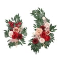thumbnail image 3 of 2 guirnaldas de flores para arco de boda, guirnaldas de rosas artificiales, arco de boda rústico C, 3 of 9