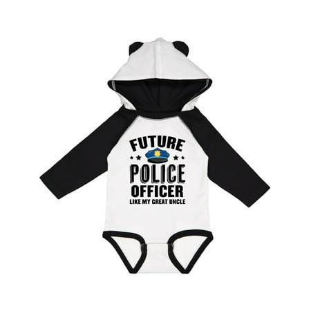 

Inktastic Future Police Officer Like My Great Uncle Gift Baby Boy or Baby Girl Long Sleeve Bodysuit