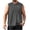 Gray, variant on Mens Henley Shirts Casual Sleeveless T-Shirts Band Collar 3 Button Down Tank Tops, Summer Beach Vacation Shirt Lightweight Breathable Outdoor Workout Muscle Vest, Fashion Streetwear