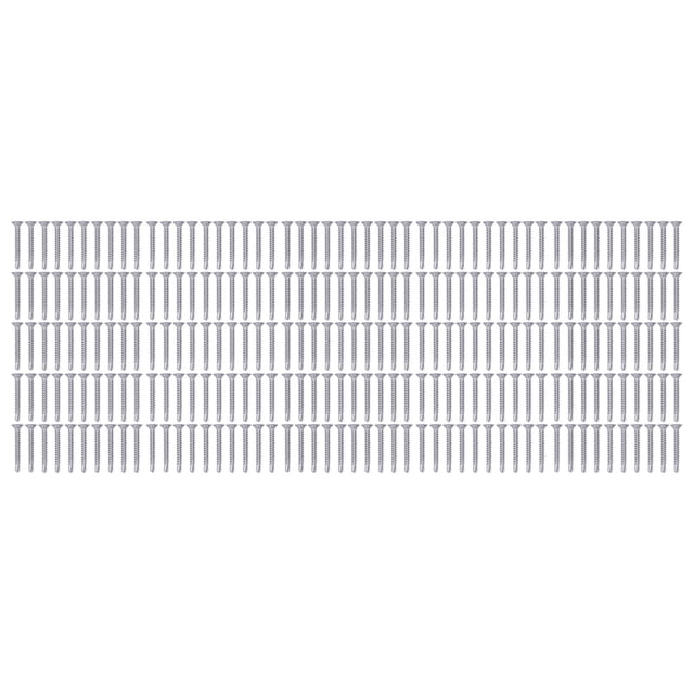 Ensemble de Vis Autoperceuses Fraisées, Assortiment de Vis Autoperceuses Facilement Percer pour les Réparations de Fixations pour Plastique M4.2-18,M4.8-16