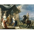 thumbnail image 2 of Stern, Ignaz 32x25 Gold Ornate Wood Framed with Double Matting Museum Art Print Titled - Equestrian Portrait of a Nobleman, 2 of 4