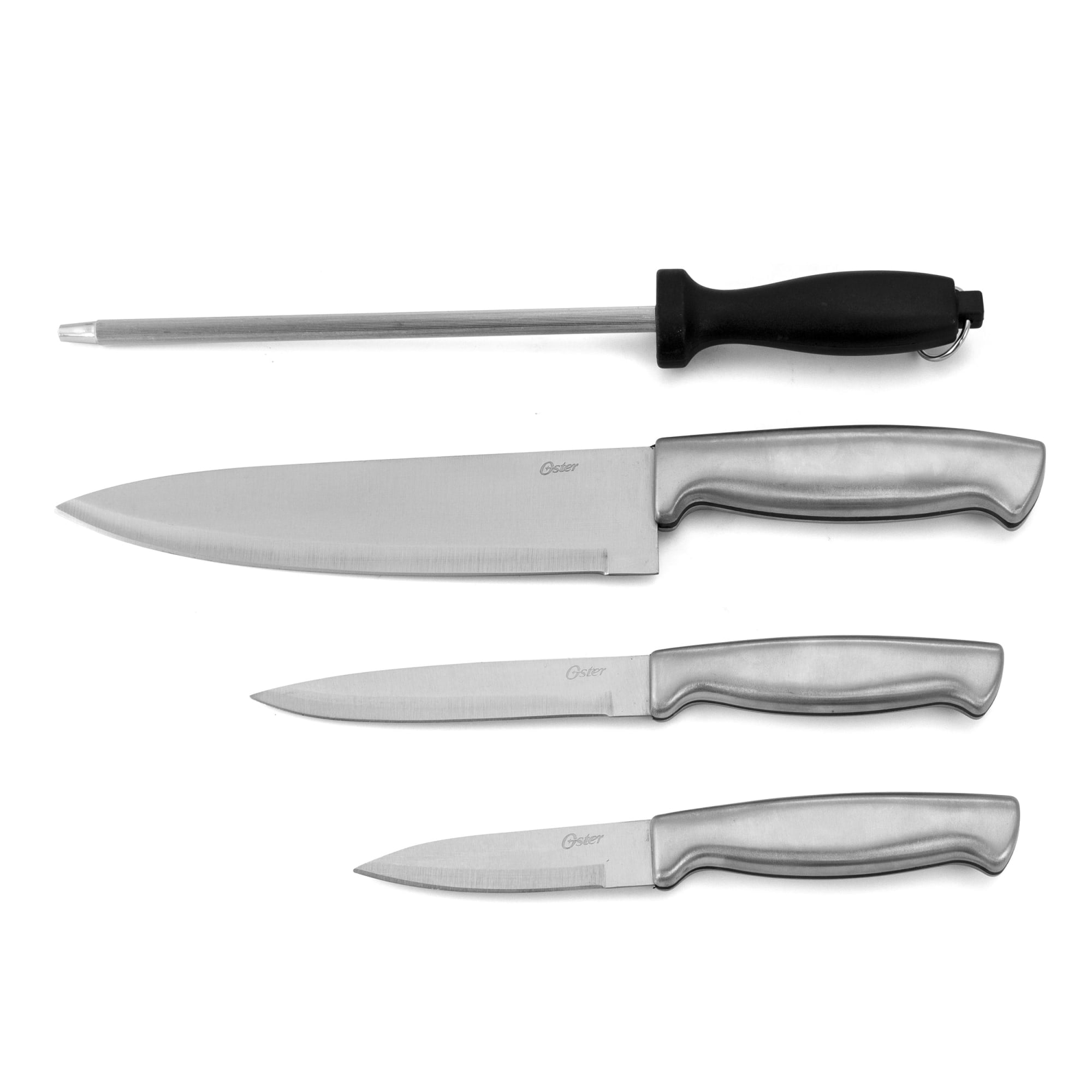 Oster  Baldwyn 4 Piece Stainless Steel Cutlery Knife Set - Black