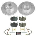 thumbnail image 2 of PowerStop Front Geomet Coated Brake Rotor and Pad Kit Fits: PORSCHE Select Models CRK7194, 2 of 3