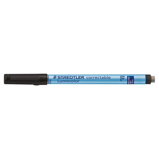 STAEDTLER 305 F-9 Lumocolor Correctable Marker Fine Point 0.6mm black - 1 Each