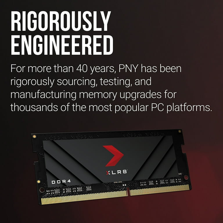 PNY XLR8 Gaming 32GB DDR4 3200MHz (2666MHz-2133MHz) CL20 Laptop