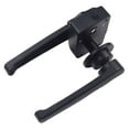 thumbnail image 4 of Black Motorhome Bathroom Toilet Door Lock Handle Lever Latch For Rvs Yachts, 4 of 9