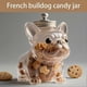 thumbnail image 3 of Snack Jar for Dog Treats Cookies Candy Coffee Pods Airtight, 3 of 5