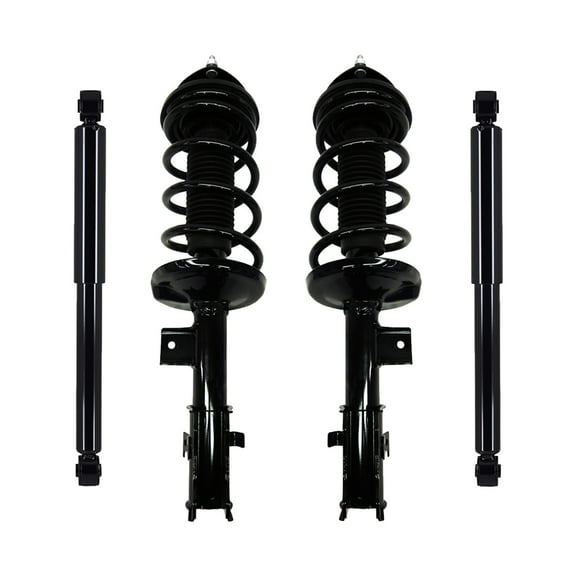 Set Front Quick Complete Strut-Coil Spring-Rear Shock For 2006-2013 Suzuki Grand Vitara 4WD