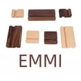 thumbnail image 3 of Base de madera de nogal negro para teléfono móvil, soporte de exhibición para tableta, soporte de escritorio para teléfono móvil, base de madera maciza, 3 of 4