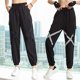 thumbnail image 1 of TFixol Pantalones jogger holgados para mujer Bolsillo elástico con correas cruzadas de secado rápido que absorbe la humedad, 1 of 8