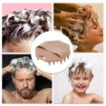 thumbnail image 6 of Unique Bargains 1 Pc Octagonal Hair Shampoo Brush for Head Massage 3.54"x0.83" Skin Color, 6 of 6
