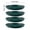 Dark Green, variant on 23cm Round Salad Dessert Dinner Plate Stackable Unbreakable Reusable 4Pcs Wheat Straw Dish Microwave Safe Fruit Plate for Dining