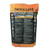 Quick Dam Water Activated Flood Barrier, Reusable Water Absorbers for Diverting Water, Protects from Rain, Spills, Leaks, Floods & More, 3.5 x 5' (QD65-1)
