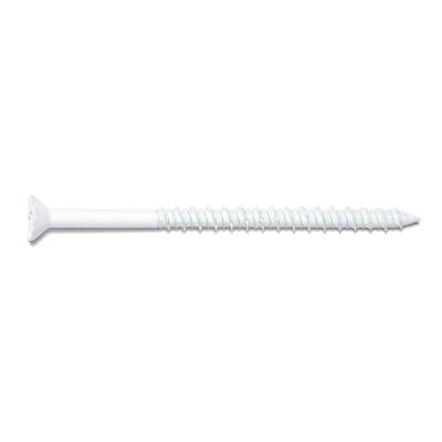 

3/16 x 3-1/4 White Phillips Flat Head Masonry Screws (100 pcs.)