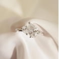 thumbnail image 4 of Jewelerix Classic 10K Yellow Gold Vermeil Wedding Ring Two-Pear Diamond Engagement Ring, Timeless Moissanite Promise Proposal Ring, 4 of 5